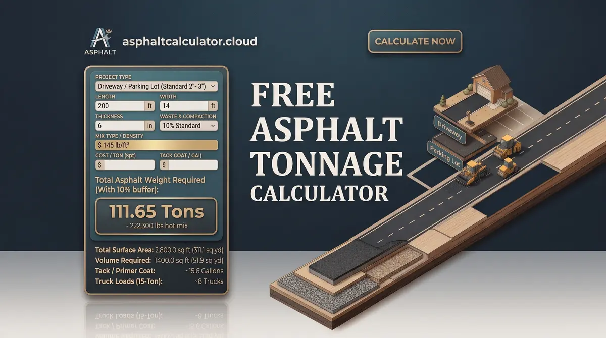 Asphalt Calculator 3 Free asphalt calculator tonnage estimation example 3