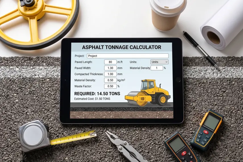 asphalt tonnage calculator asphalt tonnage calculator